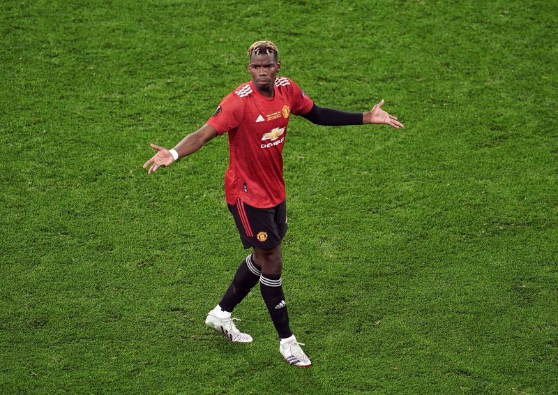 Midfielder Paul Pogba's current contract with Manchester United is set to expire in 2022