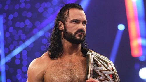 Drew McIntyre with the WWE Championship