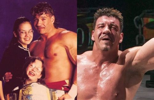 Eddie Guerrero and his family