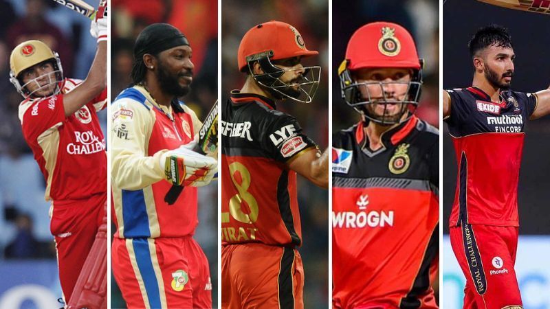 RCB&#039;s centurions over the years in the IPL