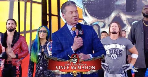 Vince McMahon at WrestleMania 37