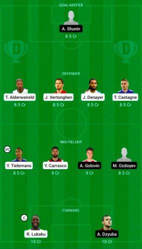 Belgium (BEL) vs Russia (RUS) Dream11 Suggestions