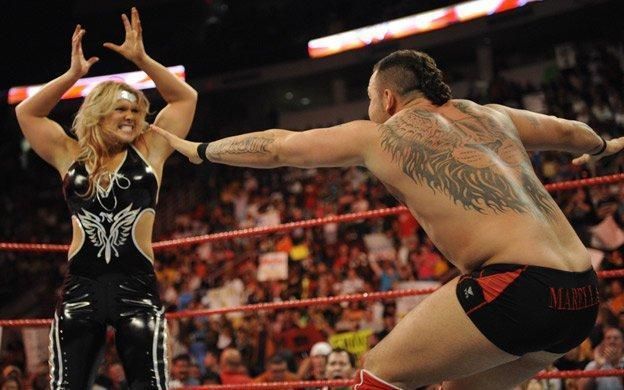 Beth Phoenix defeated Santino Marella