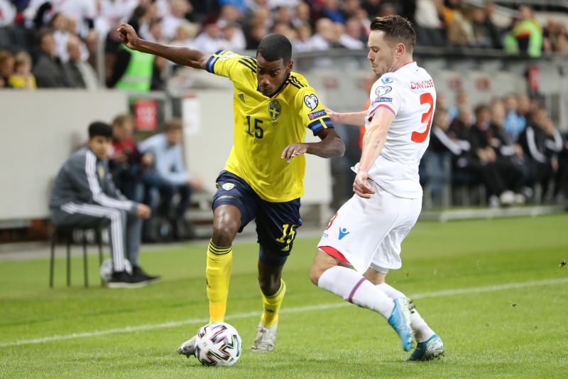 Sweden and Real Sociedad attacker Alexander Isak(left) will be a goal-threat during the Euro 2020