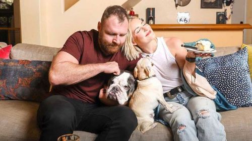 Jon Moxley and Renee Paquette