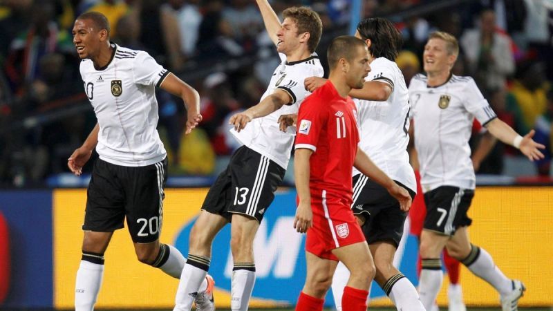 Germany sent England packing from the 2010 World Cup with a 4-1 thumping