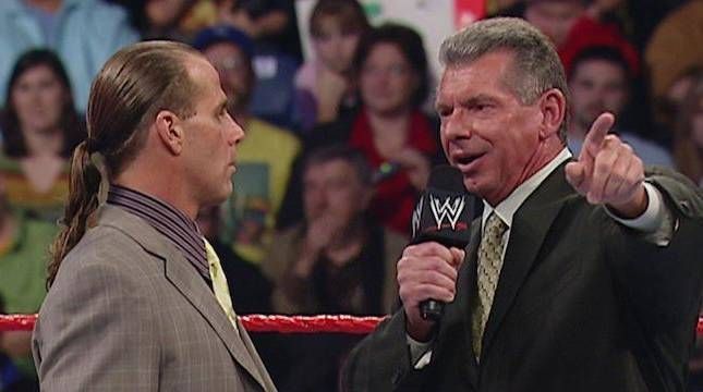 Shawn Michaels and Vince McMahon