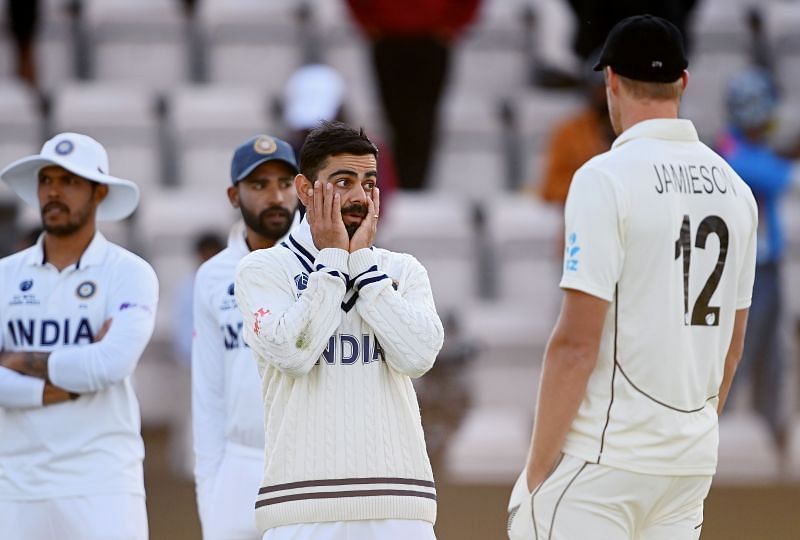 A dejected Virat Kohli after India lost the WTC final.