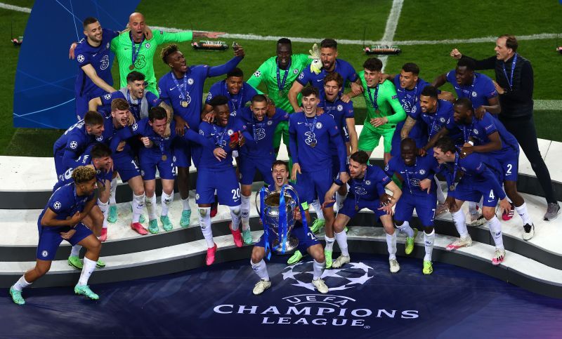 Chelsea FC beat Manchester City to clinch the UEFA Champions League final Billy Gilmour featuring for Chelsea FC v FC Krasnodar