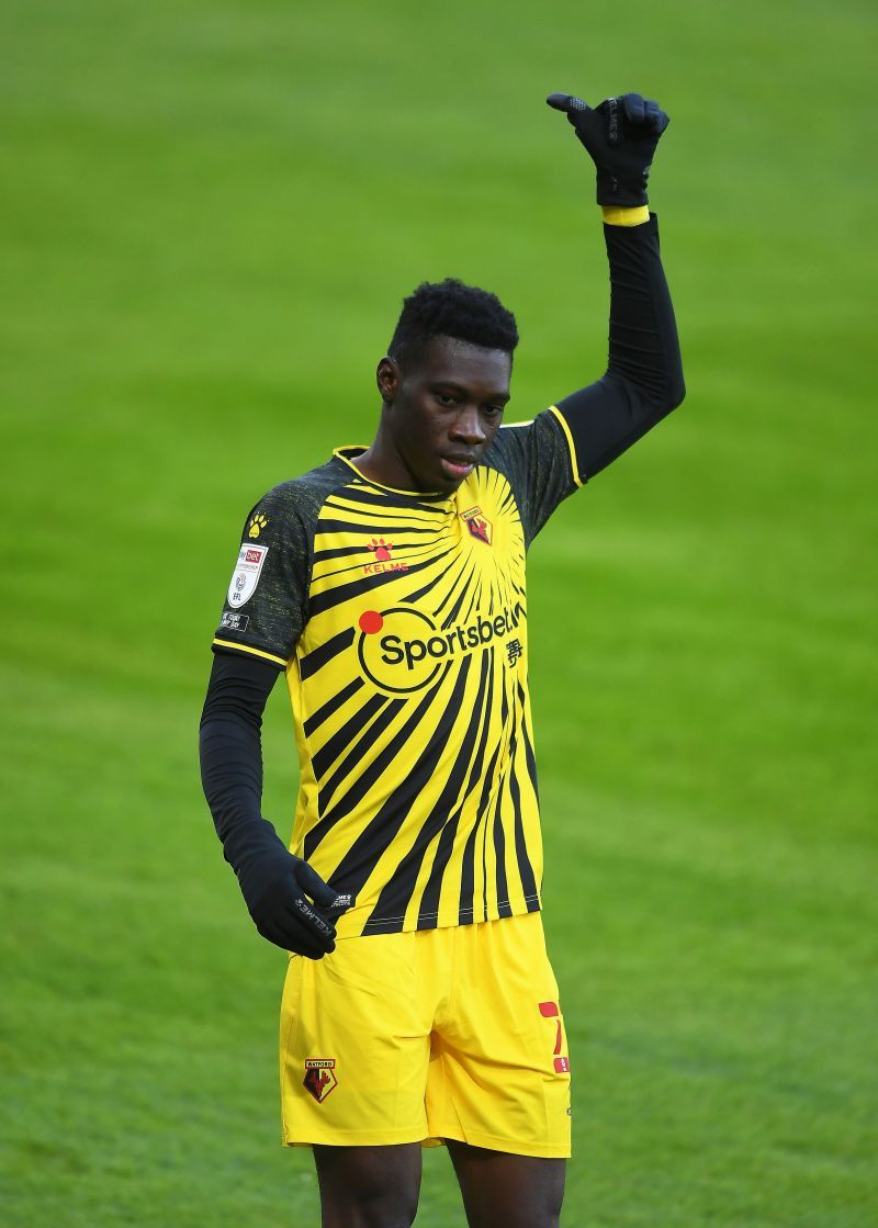 Ismaila Sarr in action for Watford