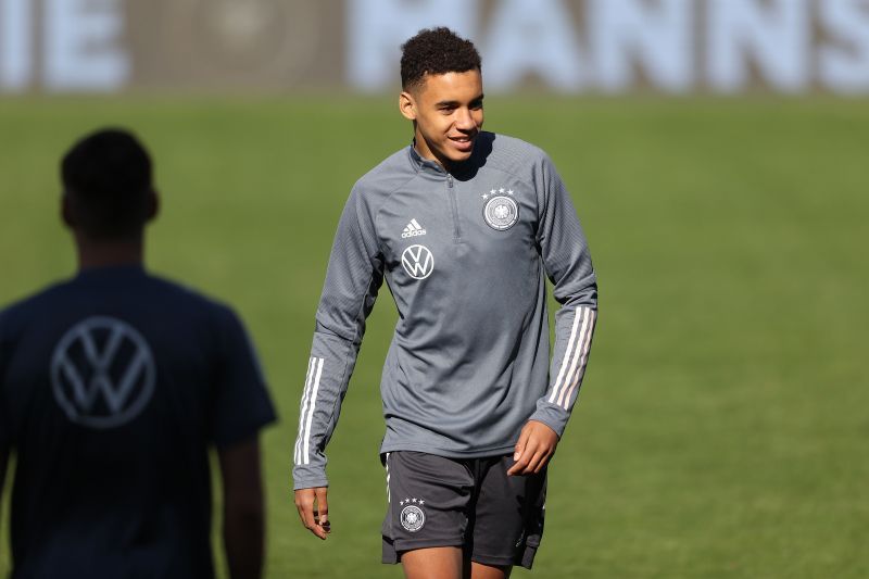 Jamal Musiala has been picked in the Euro 2020 squad. (Photo by Alexander Hassenstein/Getty Images)