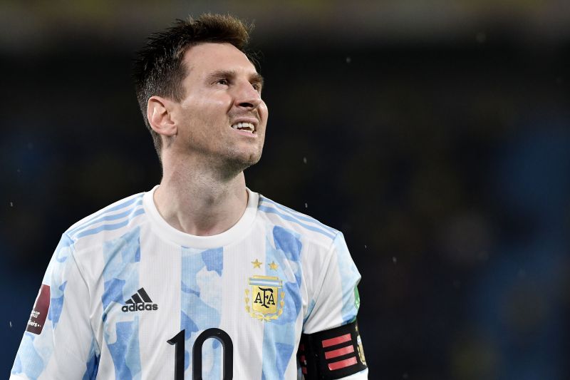 Lionel Messi went close for Argentina