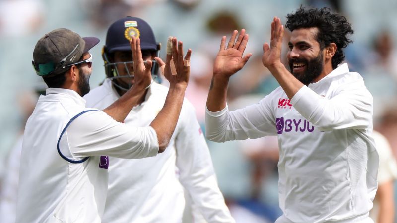 Ravindra Jadeja (right) will hope to make an impact if selected for the WTC final