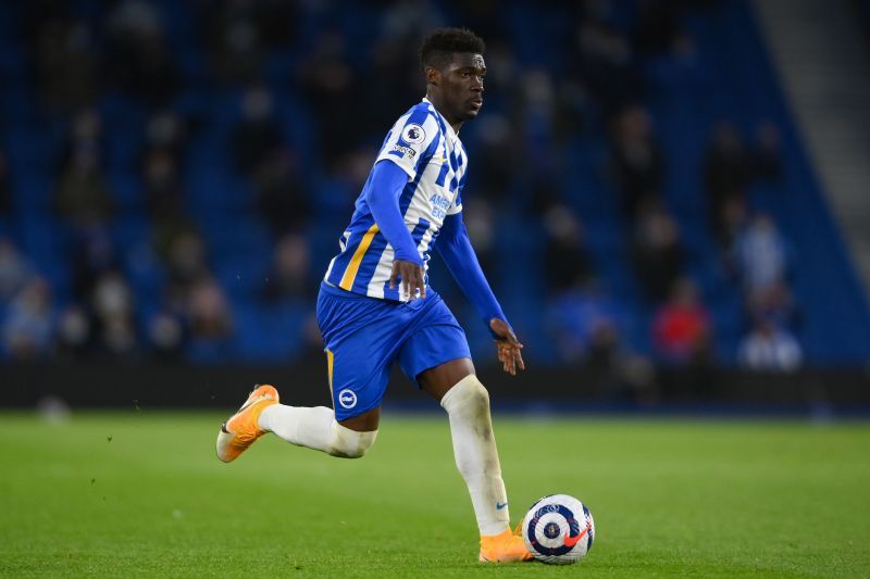 Yves Bissouma in action for Brighton &amp; Hove Albion in the Premier League