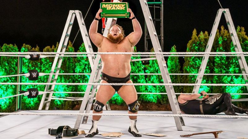 Otis won the cinematic "corporate" Money in the Bank ladder match that emanated from WWE Headquarters in 2020