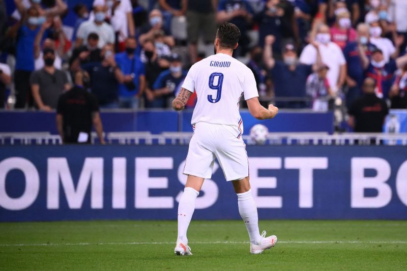 Olivier Giroud is the second-highest goalscorer for France