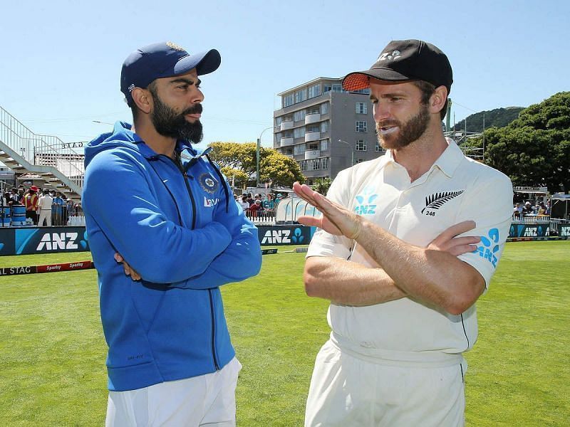 India and New Zealand skippers Virat Kohli and Kane Williamson