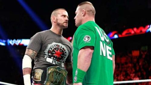 CM Punk and John Cena