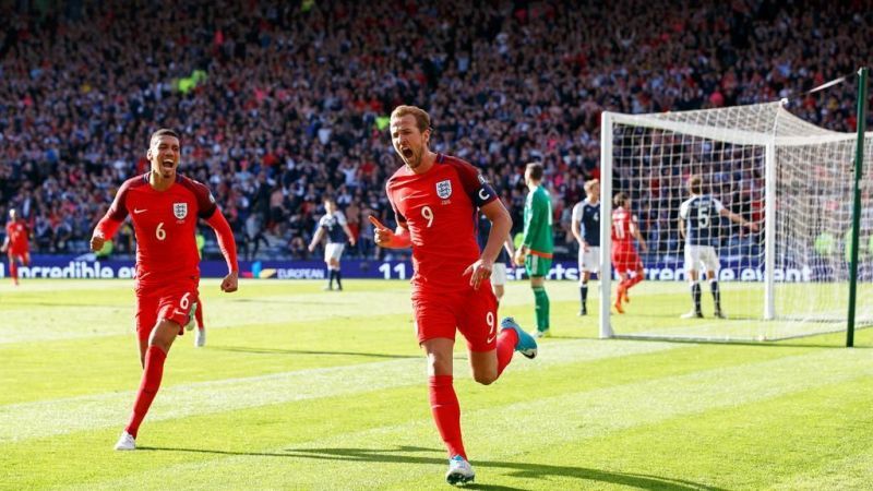 Harry Kane scored a dramatic equaliser in the last meeting between England and Scotland.