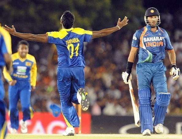 Thisara Perera dismantled India's batting lineup