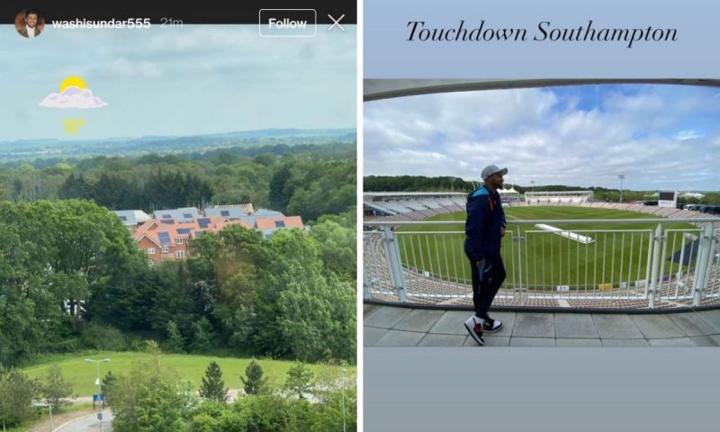 Several cricketers shared pictures from Southampton