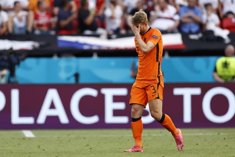 De Ligt's sending off plunged the Netherlands into trouble.