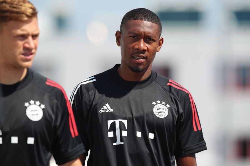 David Alaba (right) is one of the most versatile players in the game.