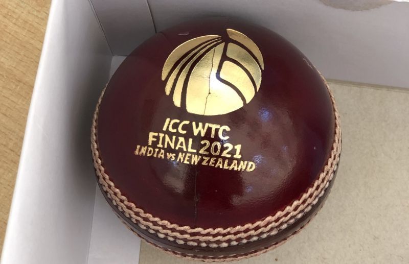 The ball to used for the WTC final. Pic: Black Caps/ Twitter