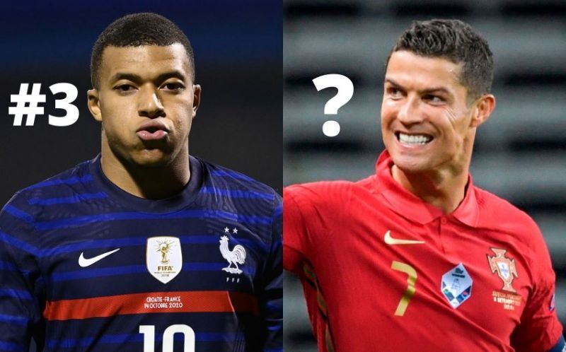 Kylian Mbappe and Cristiano Ronaldo