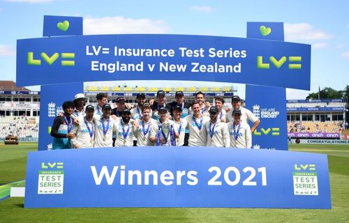 New Zealand recently defeated England in a 2-match Test series