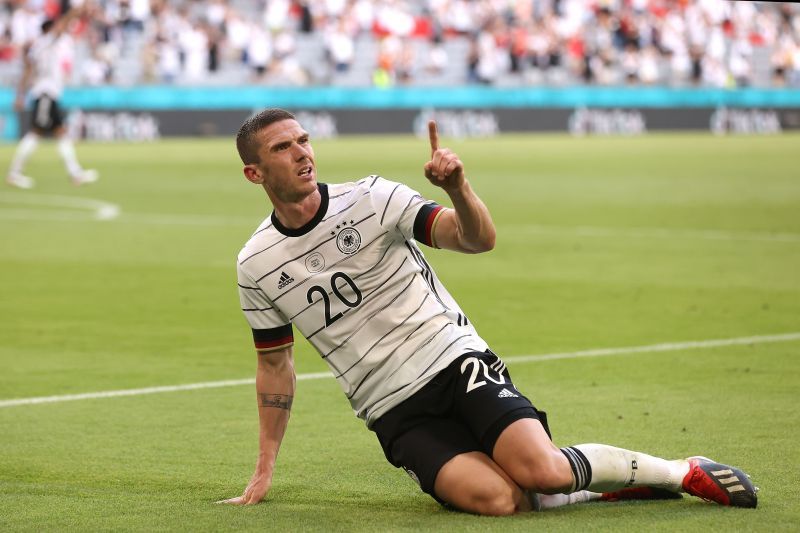 Robin Gosens scored against Portugal (Photo by Alexander Hassenstein/Getty Images)