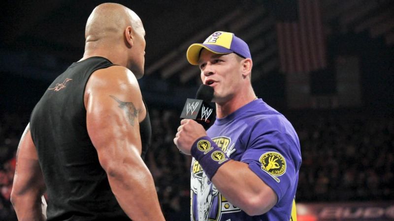 John Cena faced The Rock at back-to-back WrestleMania events in 2012 and 2013