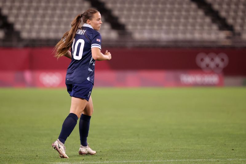 Fran Kirby played her first minutes of the tournament against Canada