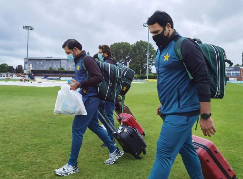Pakistan arrive in Cardiff after completing a mandatory 14-day quarantine in Derby [Credits: Pakistan Cricket]