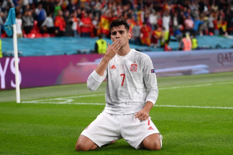 Alvaro Morata was Spain&#039;s top scorer at EURO 2020