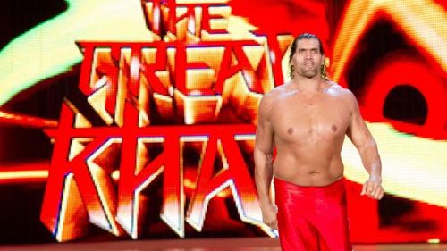 The Great Khali joined the WWE Hall of Fame in 2021