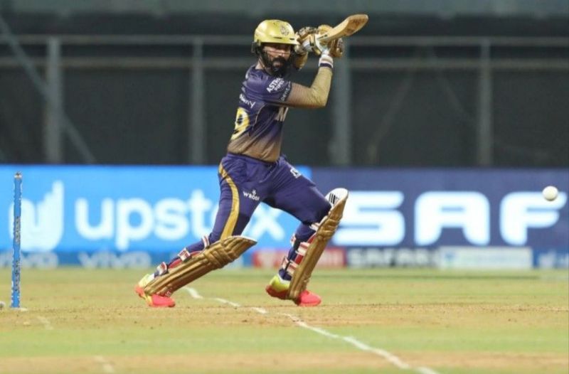 Karthik will need to win matches for KKR as a finisher to have any chance of playing in the T20 WC [Credit: BCCI / IPL]