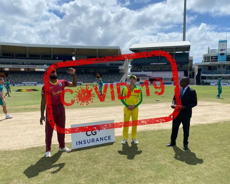 The 2nd ODI between WI and AUS was suspended after the toss