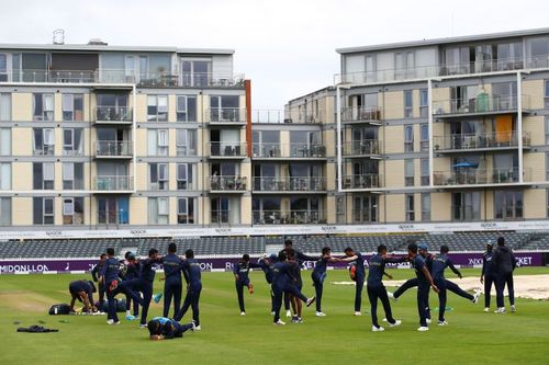 Sri Lankan players are currently in England.