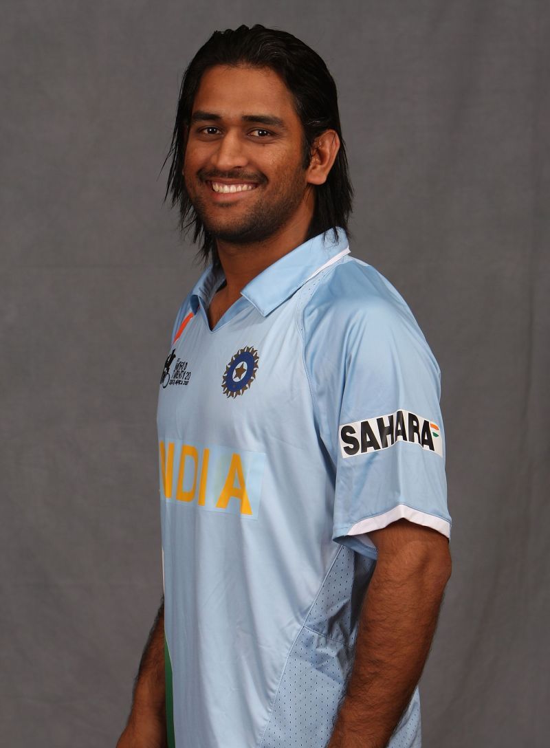 &lt;a href=&#039;https://www.sportskeeda.com/player/ms-dhoni&#039; target=&#039;_blank&#039; rel=&#039;noopener noreferrer&#039;&gt;MS Dhoni&lt;/a&gt;&#039;s hairstyle during the 2007 T20 World Cup.