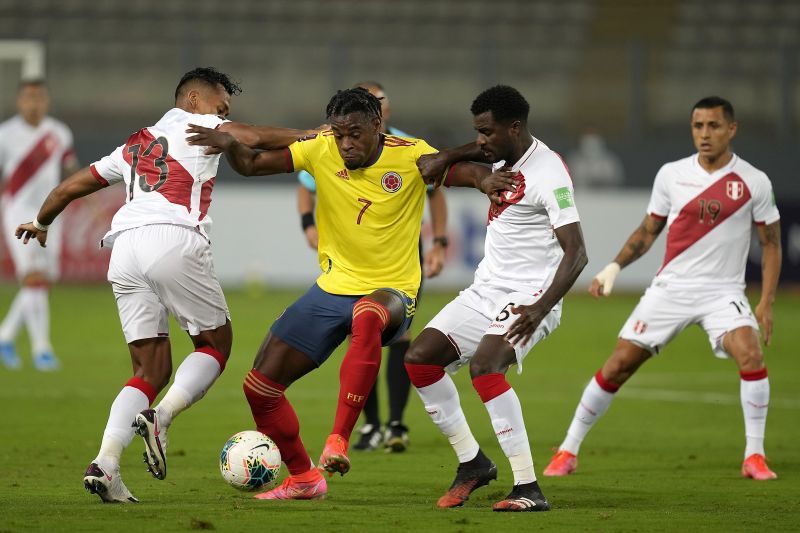 Peru take on Colombia this weekend