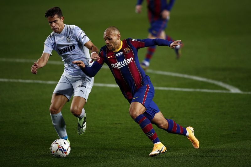 Martin Braithwaite hasn't settled at Barcelona. (Photo by Eric Alonso/Getty Images)