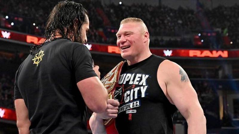 ब्रॉक लैसनर और सैथ रॉलिंस की राइवलरी WWE में बहुत ही शानदार रही थी