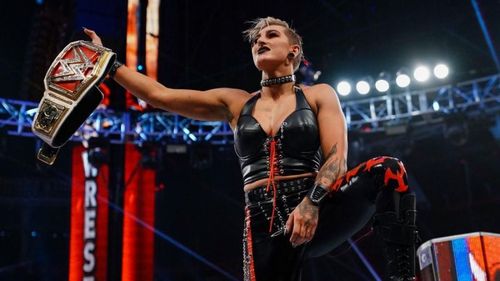 Rhea Ripley talks about her current reign as RAW Women's Champion.