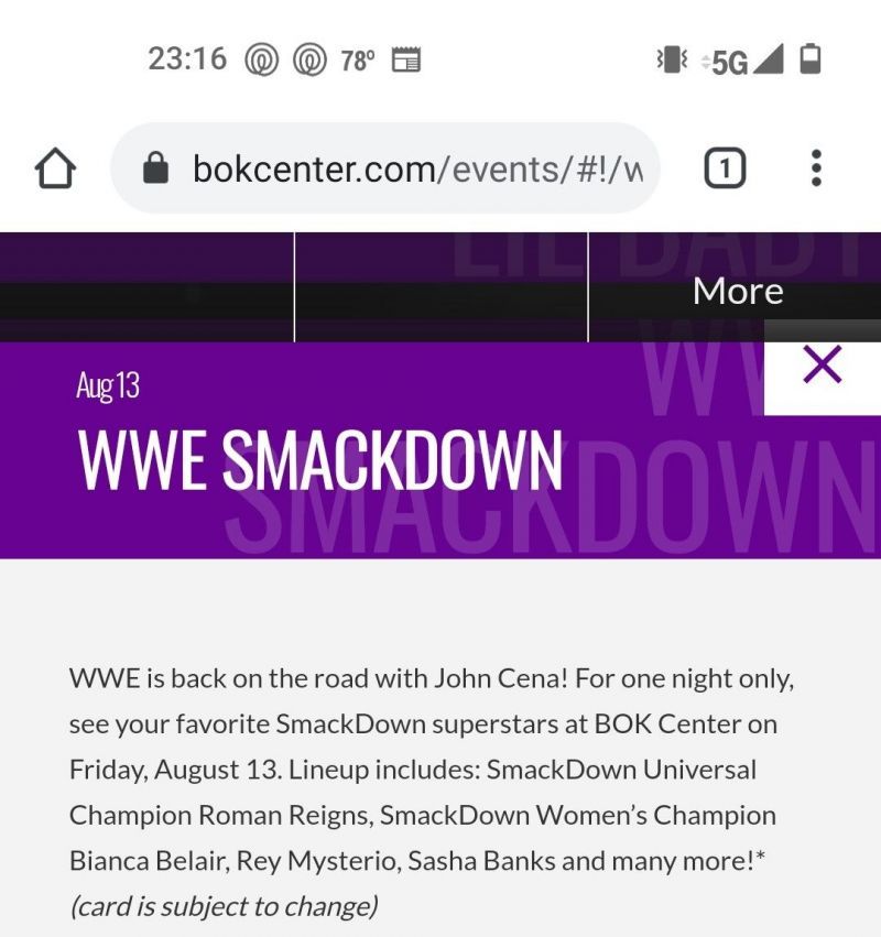 Sasha Banks is advertised for a return