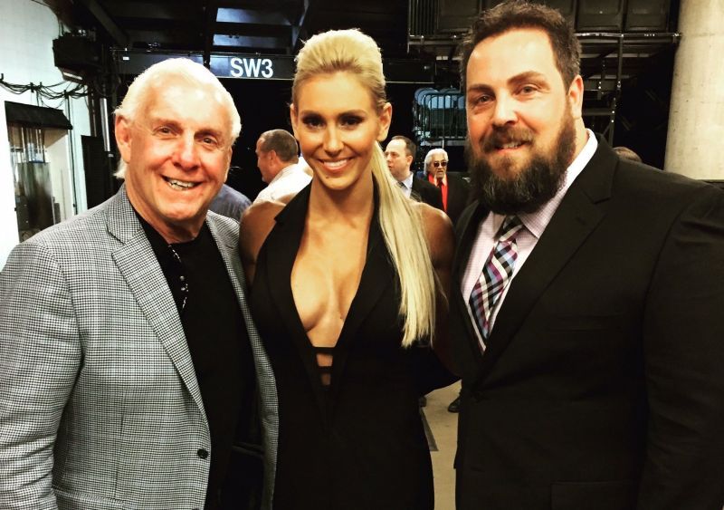 Charlotte, Ric, and David Flair