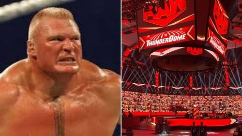 Brock Lesnar (L)