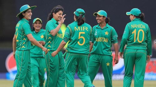 Pakistan Women's team in action