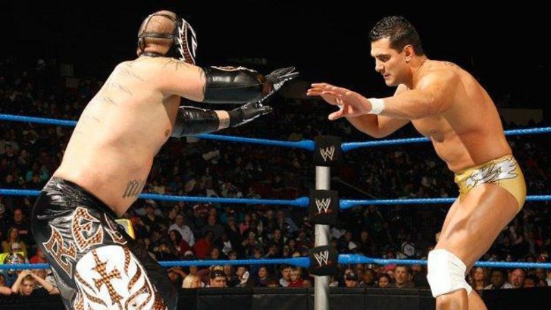 Rey Mysterio and Alberto Del Rio