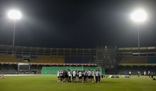 The operations at the press box in the stadium has been shut down for the match